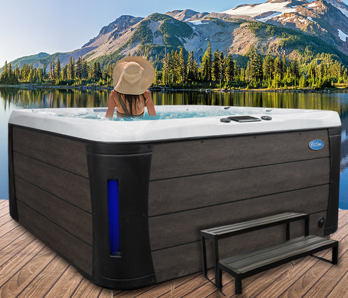 Calspas hot tub being used in a family setting - hot tubs spas for sale La Esmeralda